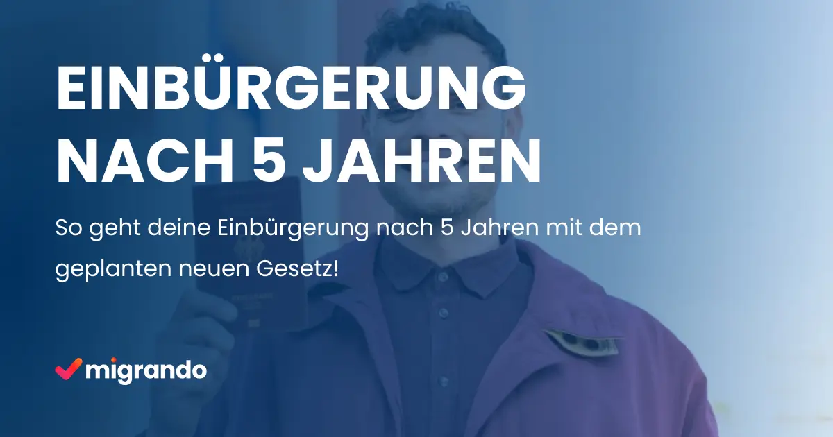 einbürgerung nach 3 jahren voraussetzungen